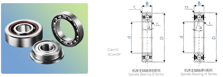 角接觸球軸承(機床主軸軸承B系列)-